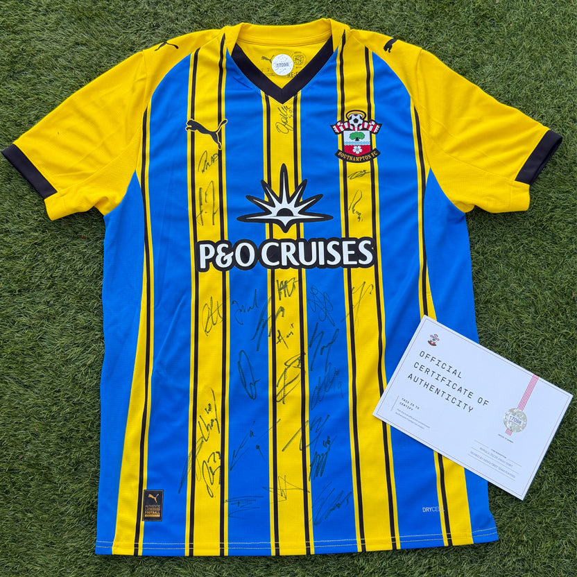 Southampton FC Away Shirt 25/26 Signed