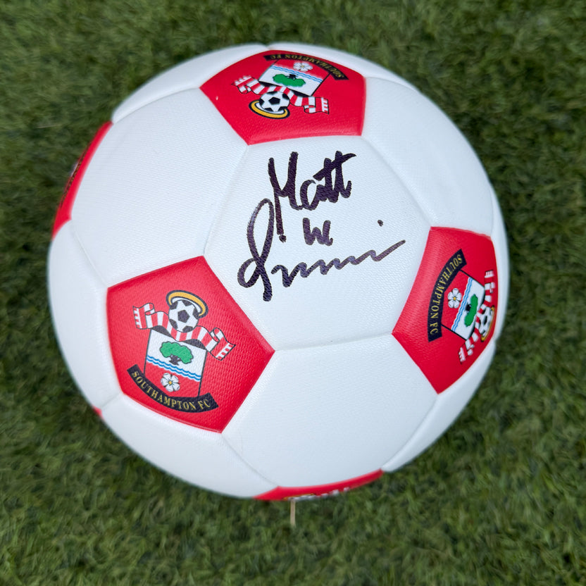 Southampton FC Signed Matt Le Tissier Football