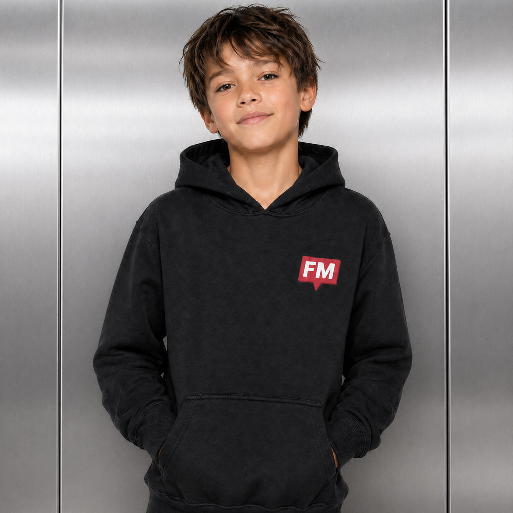 FM Creator 2.0 Kids Hoodie Black / Saints Red